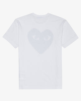 T-SHIRT WITH LARGE BLACK HEART