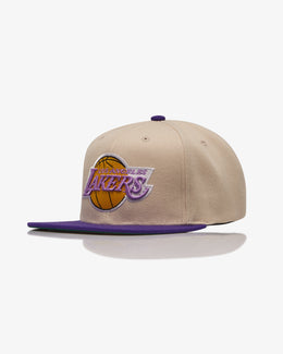 LOS ANGELES LAKERS HWC  35TH PATCH SNAPBACK