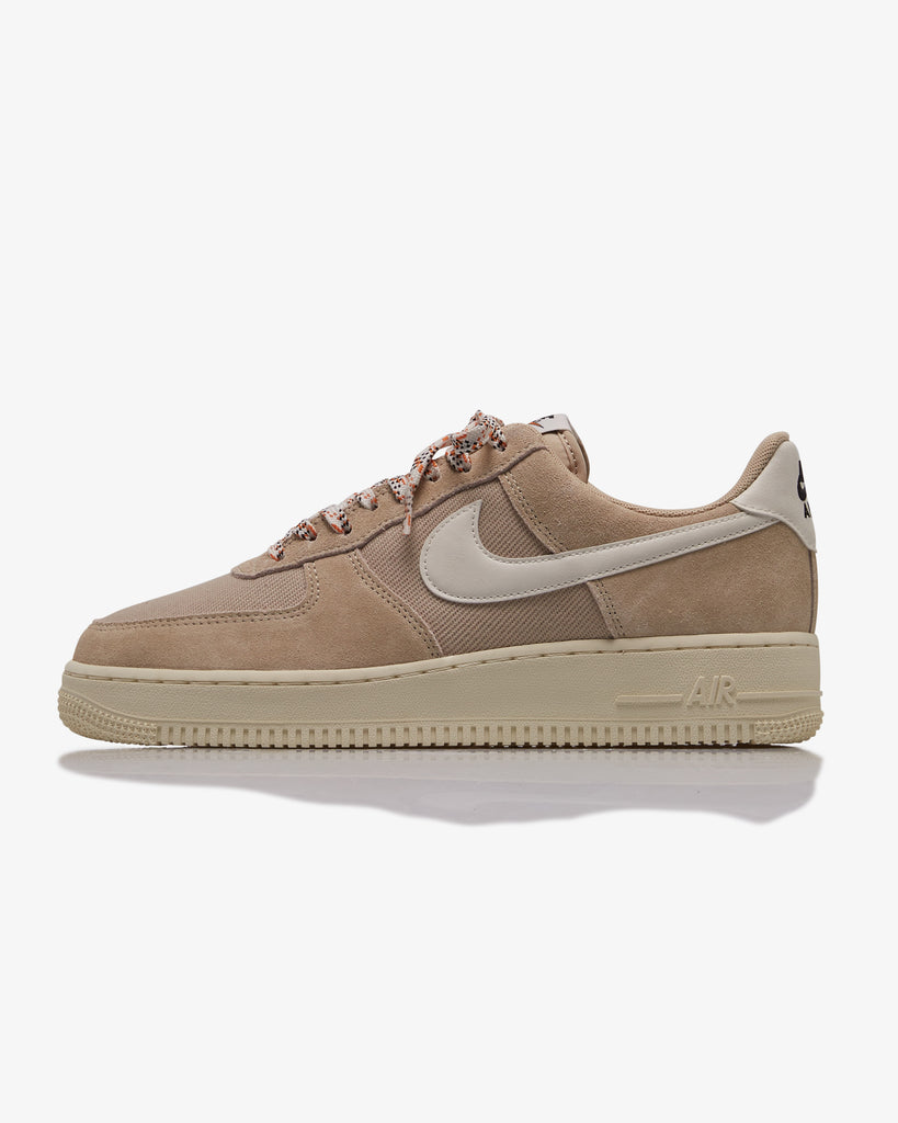 Nike Air Force 1 '07 Lv8 Suede And Canvas Sneakers In  Rattan/sail/rattan/alpha Orange